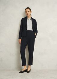 Ivy Slim Trousers, Navy, hi-res