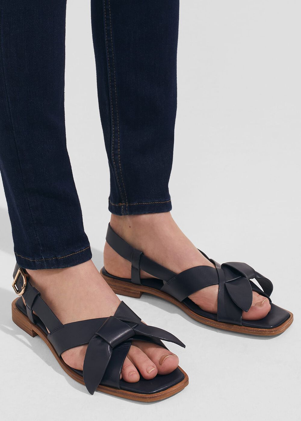 Aubrey Sandal, Navy, hi-res