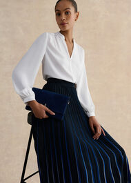 Petite Vida Skirt, Navy Blue, hi-res