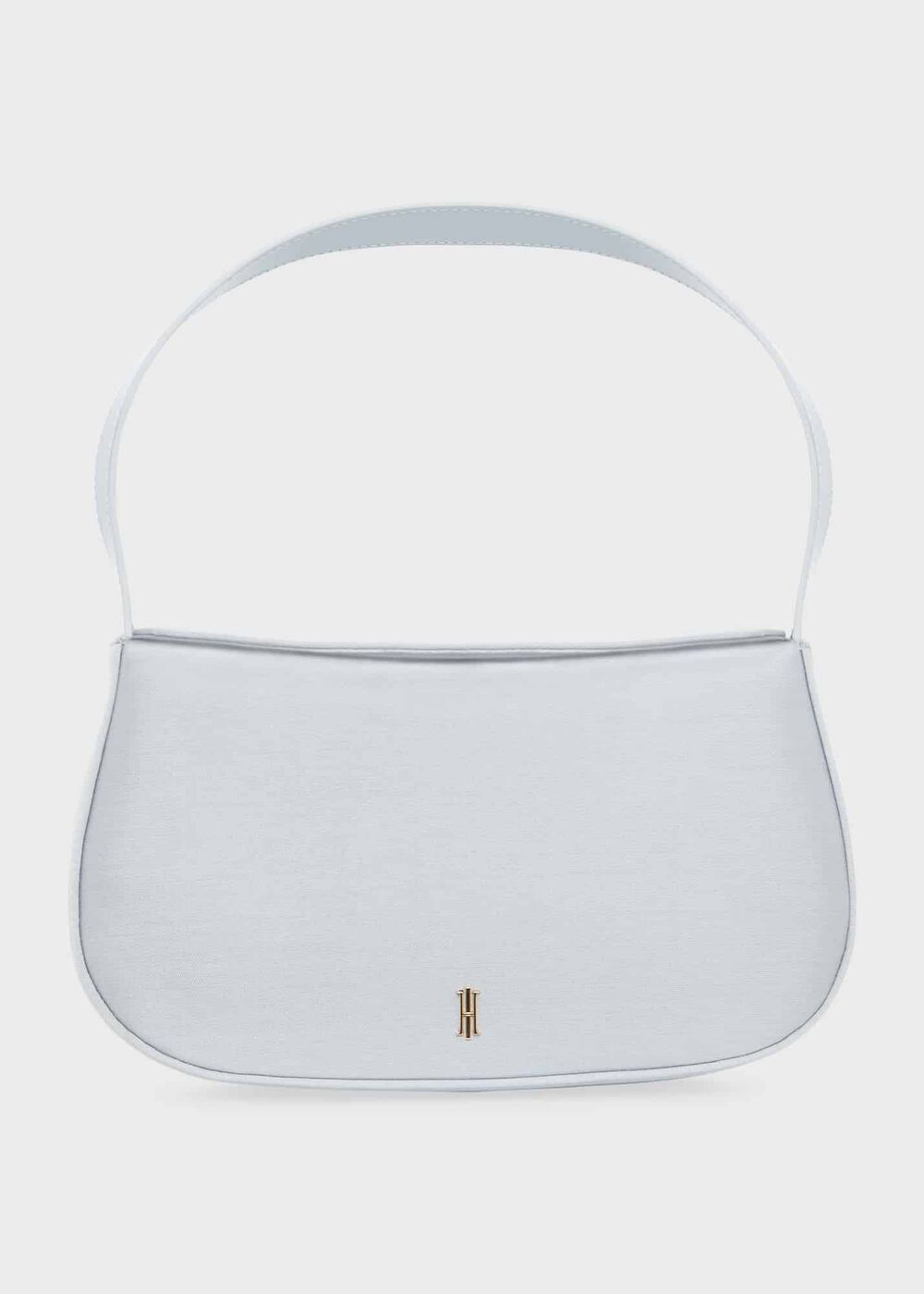 Paris Silk Blend Shoulder Bag, Pale Blue, hi-res