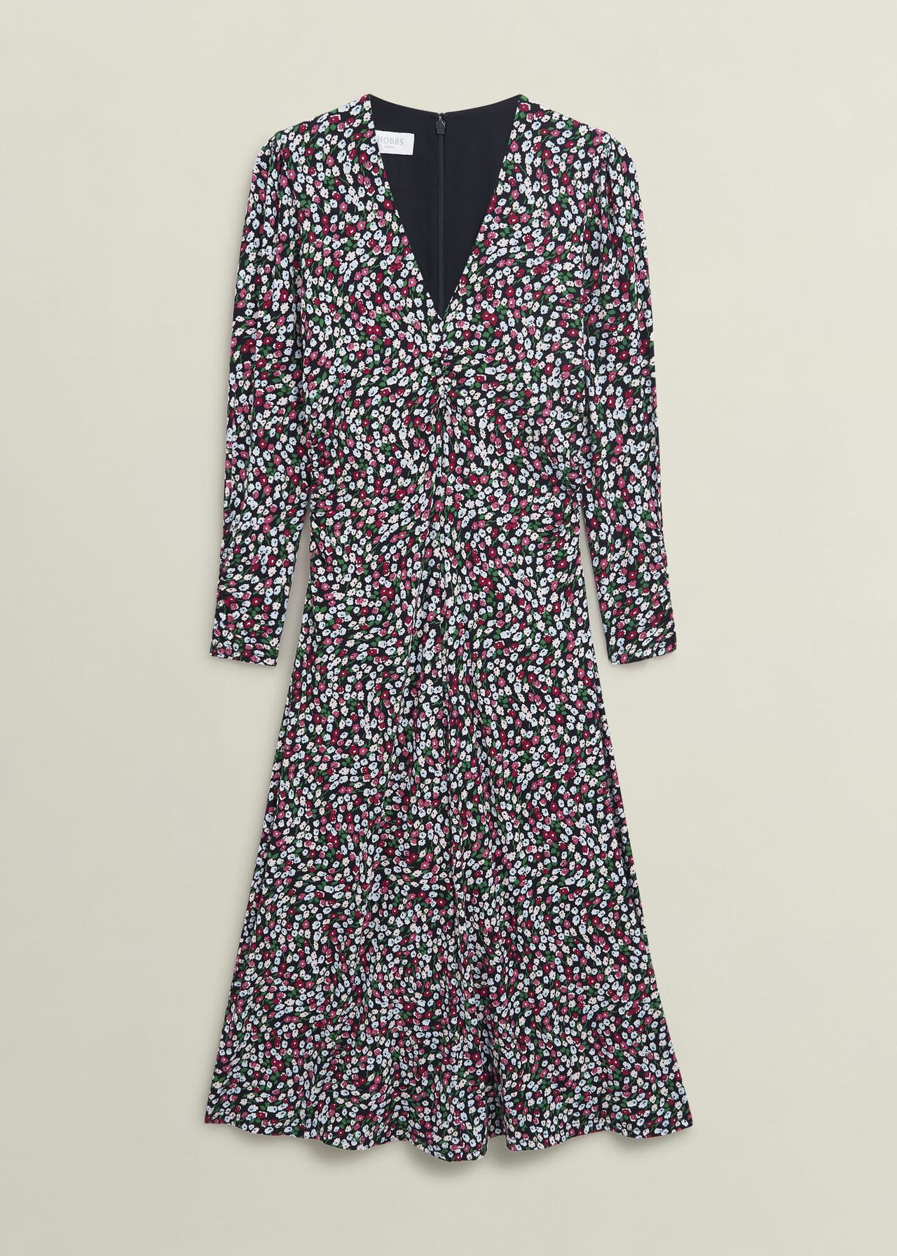 Flo Jersey Dress, Pink Multi, hi-res