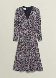 Flo Jersey Dress, Pink Multi, hi-res