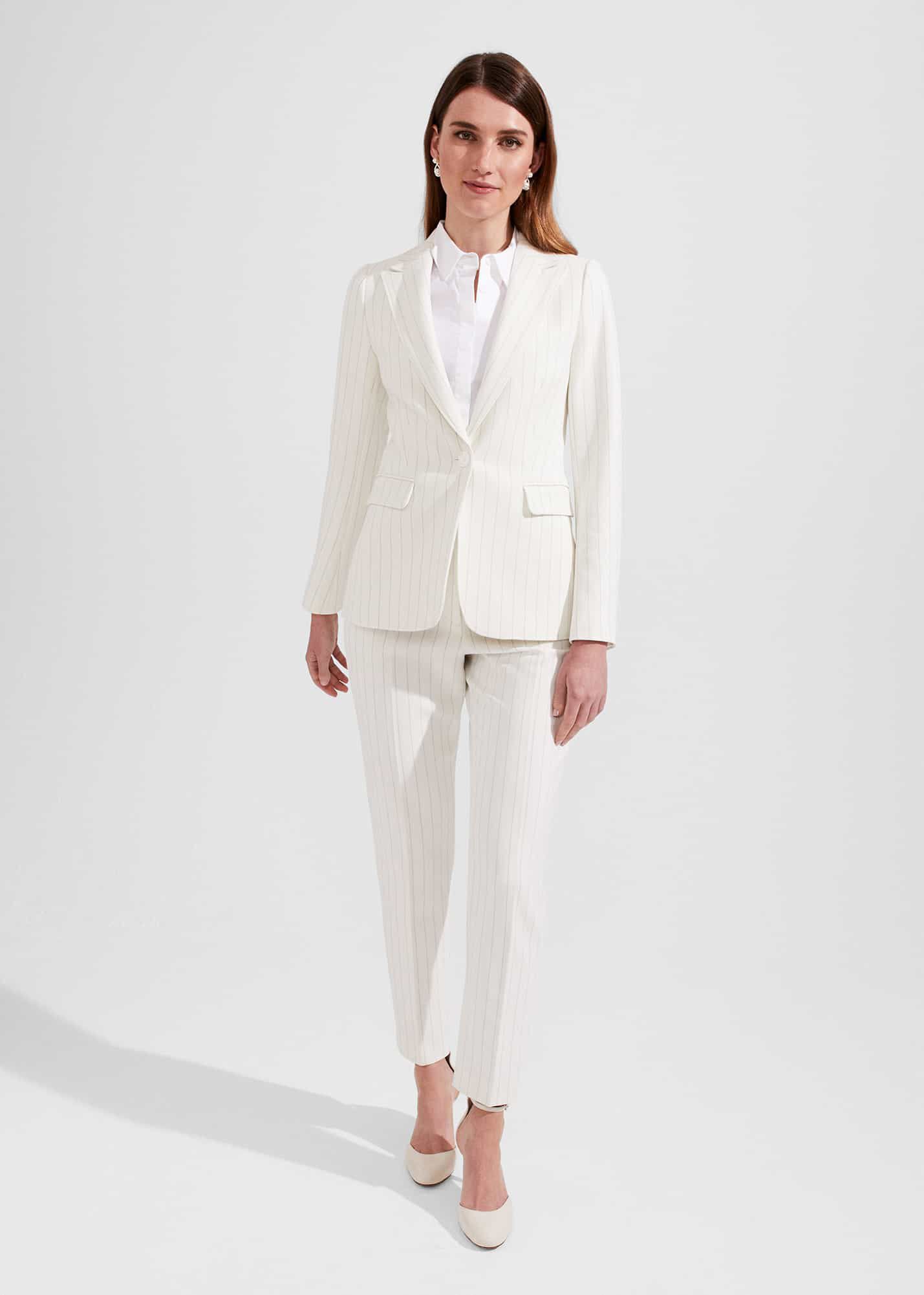 White Straight  Trouser Suits Buy White Straight  Trouser Suits for Women  Online in USA