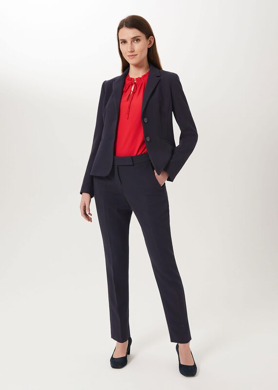 Leila Jacket, Navy Leila Jacket