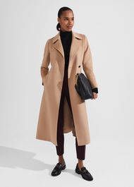 Petite Livia  Coat, Camel, hi-res
