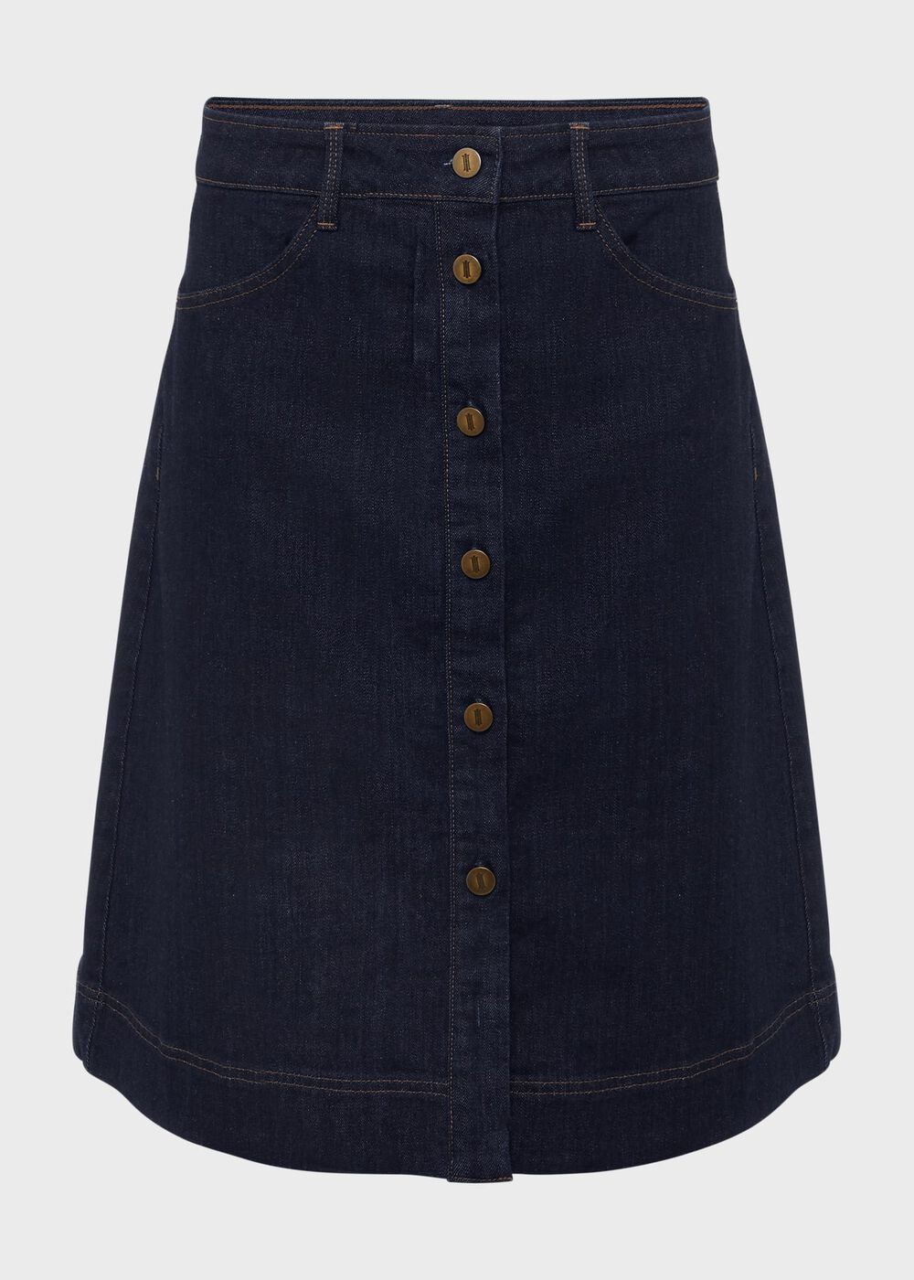 Tabatha Denim Skirt, Indigo, hi-res