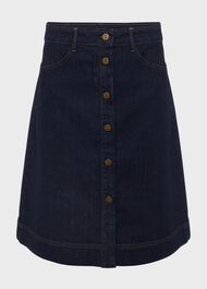 Tabatha Denim Skirt, Indigo, hi-res