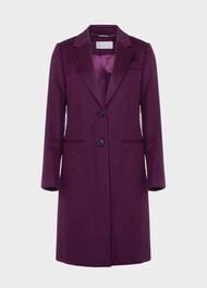 Petite Tilda Wool Coat, Purple, hi-res