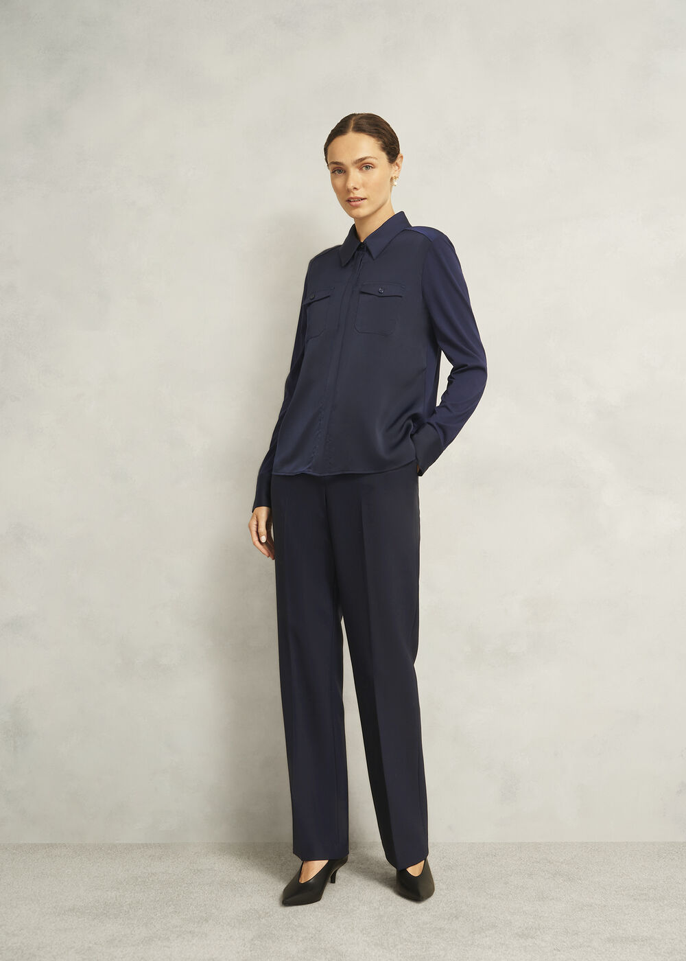 Evianna Shirt, Midnight Navy, hi-res