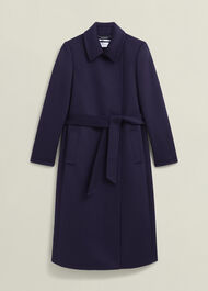 Livia Wool Coat, Midnight Purple, hi-res