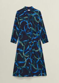 Alis Dress, Navy Multi, hi-res