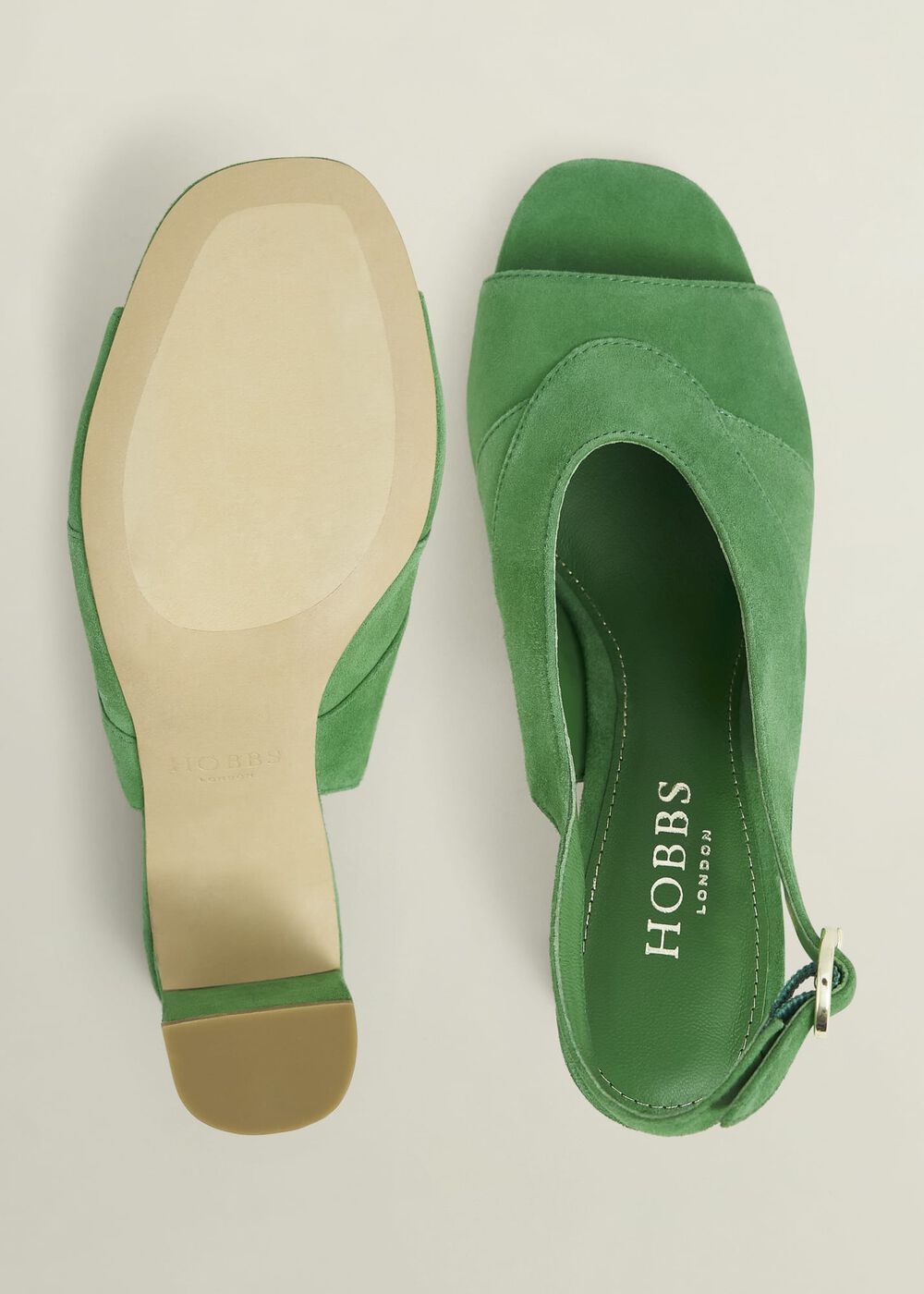 Karina Suede Sandals, Cilantro Green, hi-res