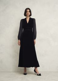 Marissa Dress, Hobbs Black, hi-res