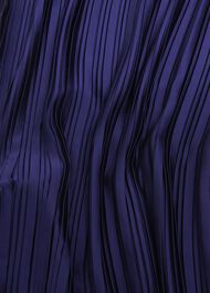 Orla Pleated Blouse, Rich Blue, hi-res