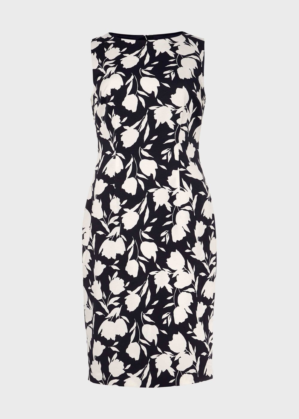Moira Floral Shift Dress, Midnight Ivory, hi-res