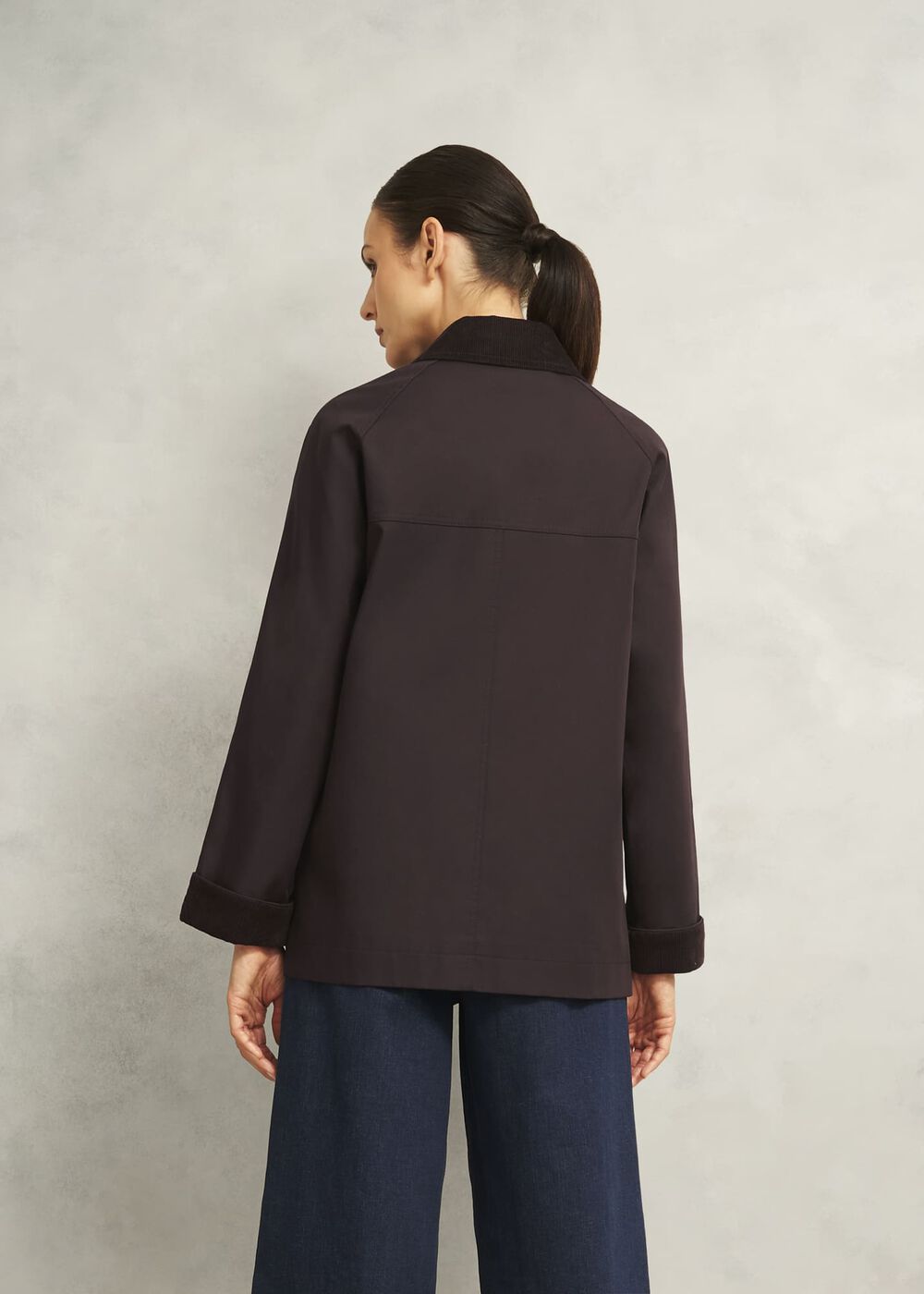 Gabby Barn Jacket, Chocolate, hi-res