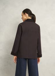 Gabby Barn Jacket, Chocolate, hi-res