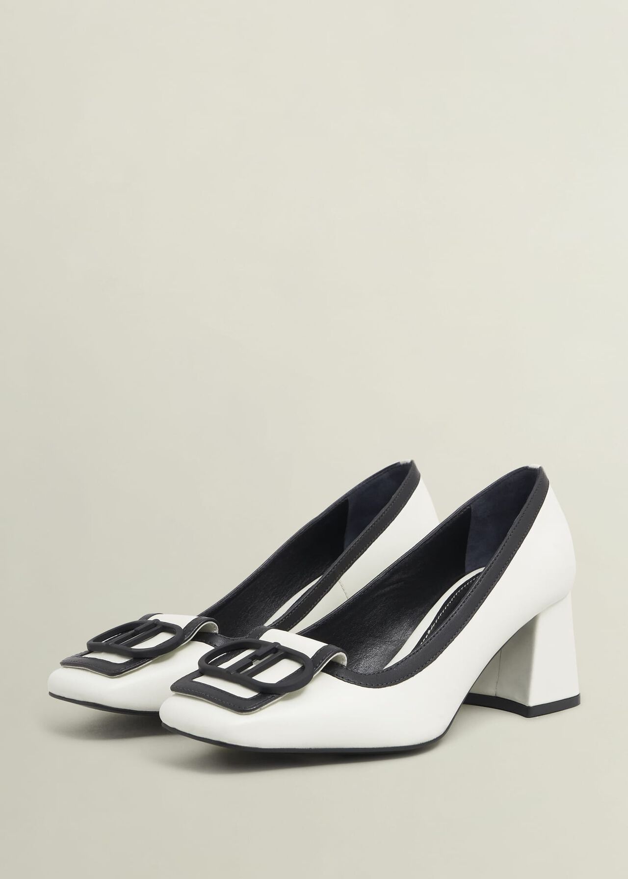 Lexia Pumps, Ivory Black, hi-res