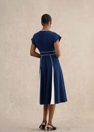 Viola Dress, Midnight Cream, hi-res