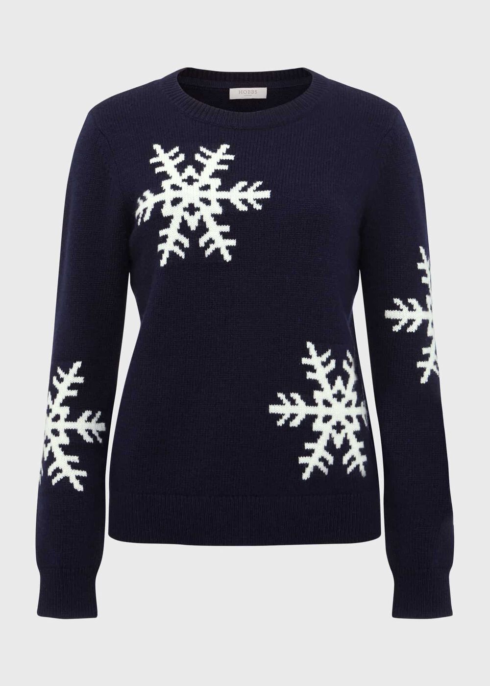 Emberlynn Sweater With Alpaca, Navy Ivory, hi-res