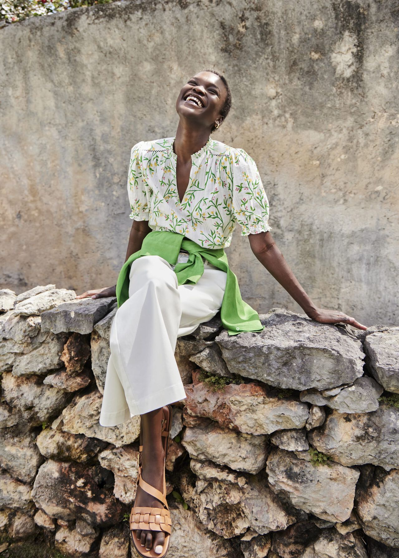 Marianna Blouse, Ivory Multi, hi-res