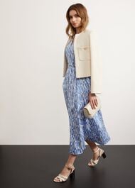 Draycott Cropped Jacket, Ivory, hi-res