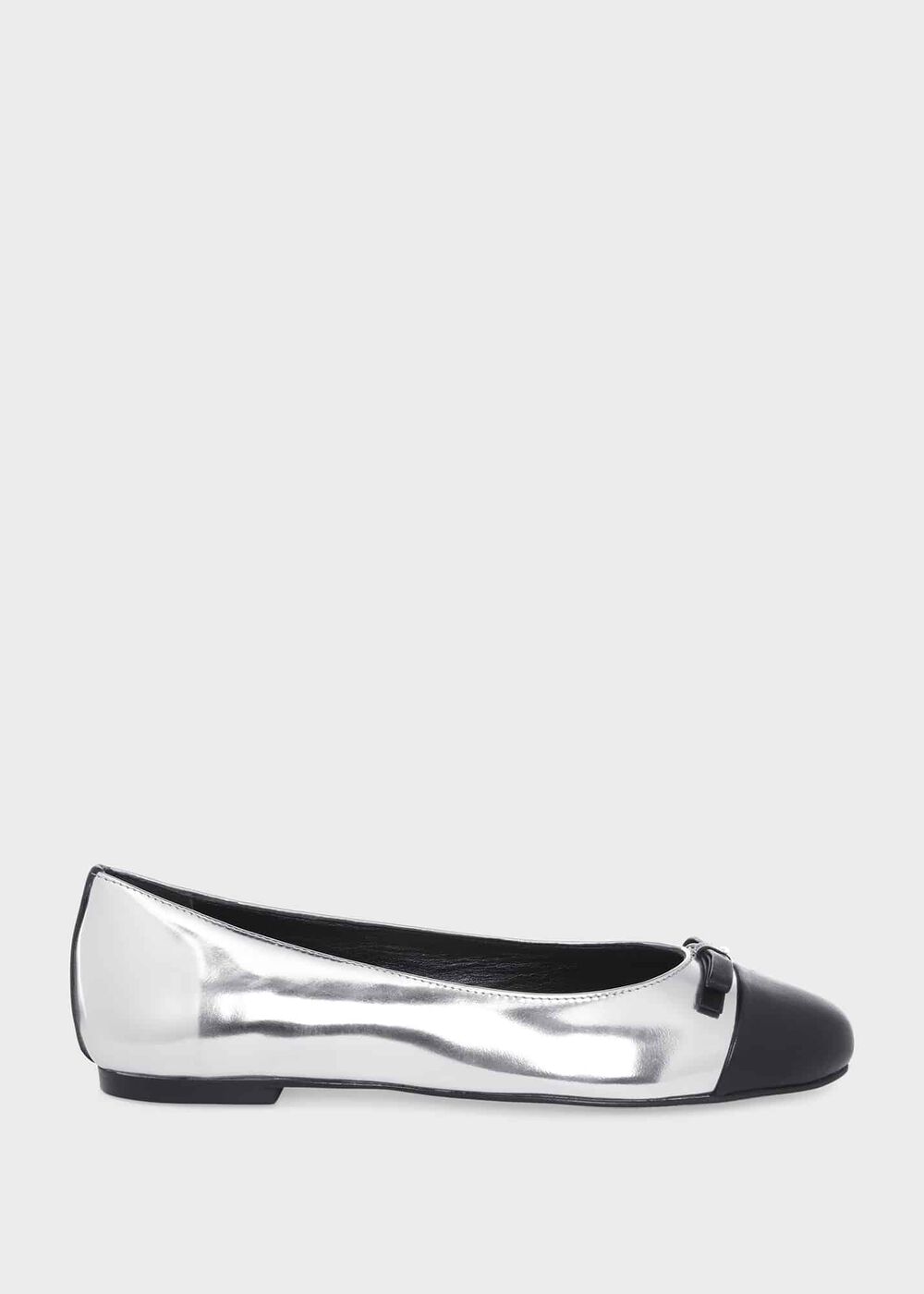 Eva Ballet Flats, Silver, hi-res