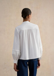 Mariette Blouse, Ivory, hi-res