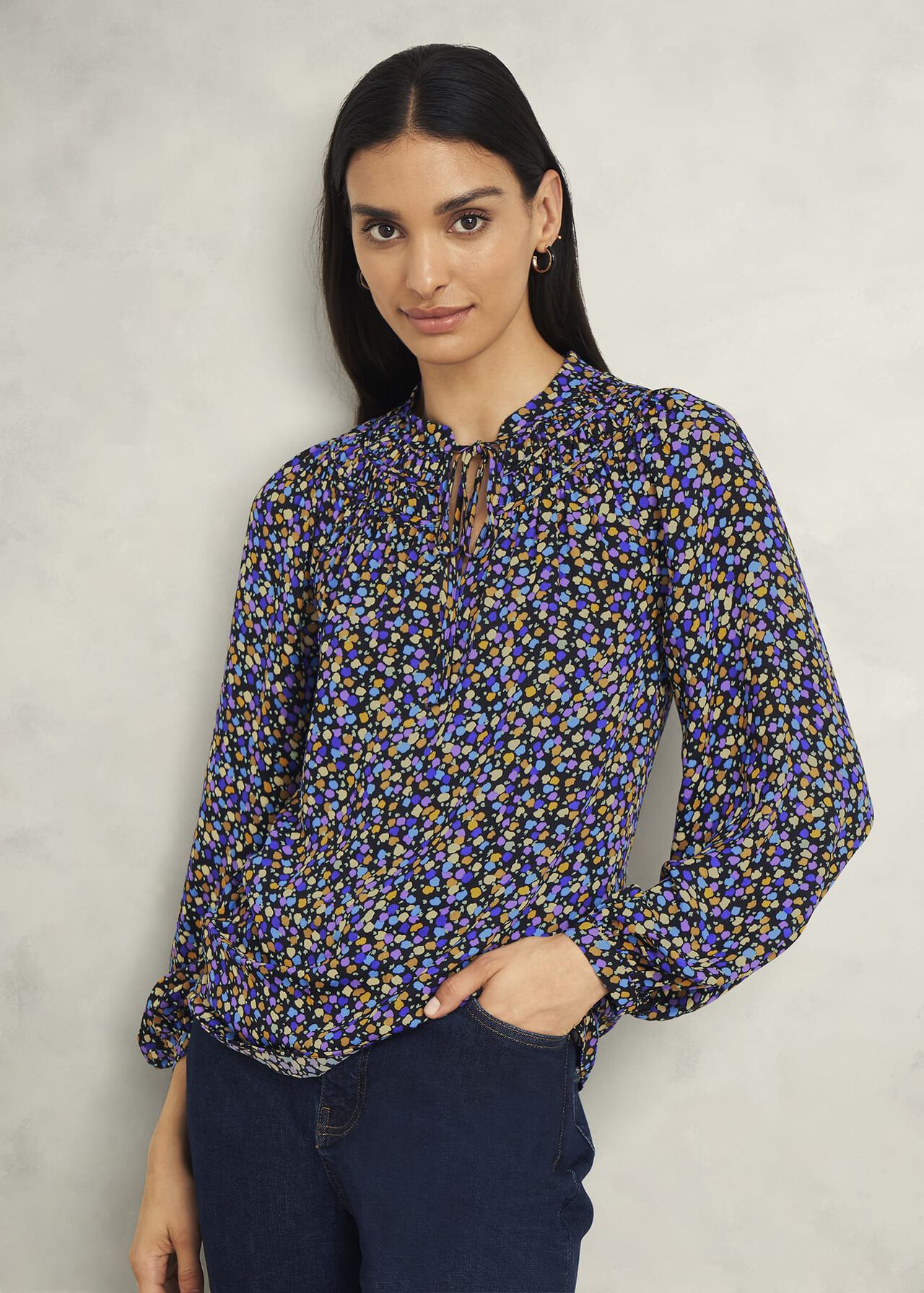 Dorfold Blouse, Multi, hi-res