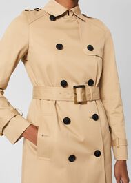 Lisa Trench, Beige Suede, hi-res