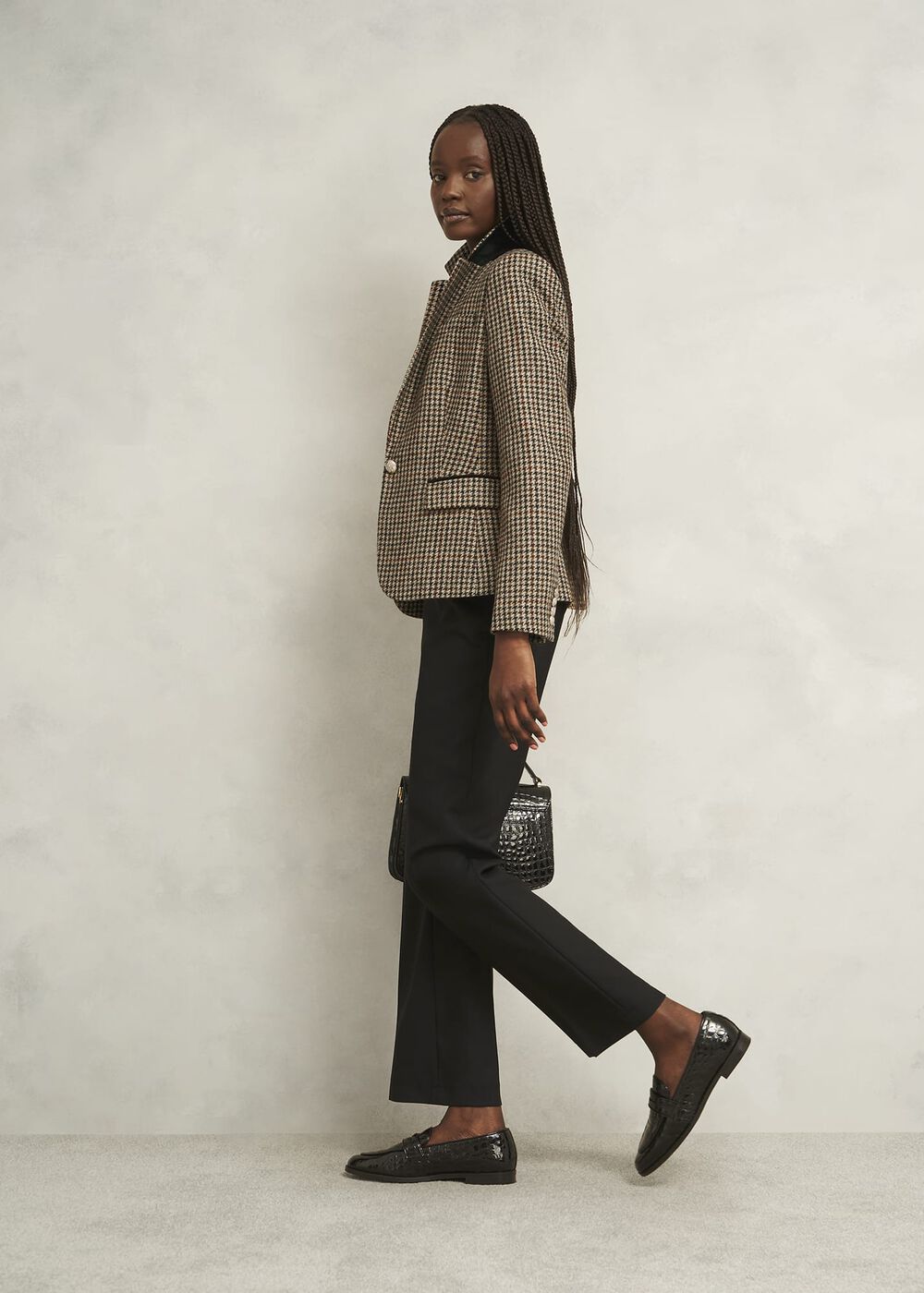 Adeline Wool Jacket, Brown Multi, hi-res