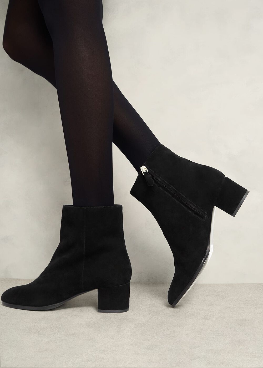 Evelyn Ankle Boots, Black, hi-res