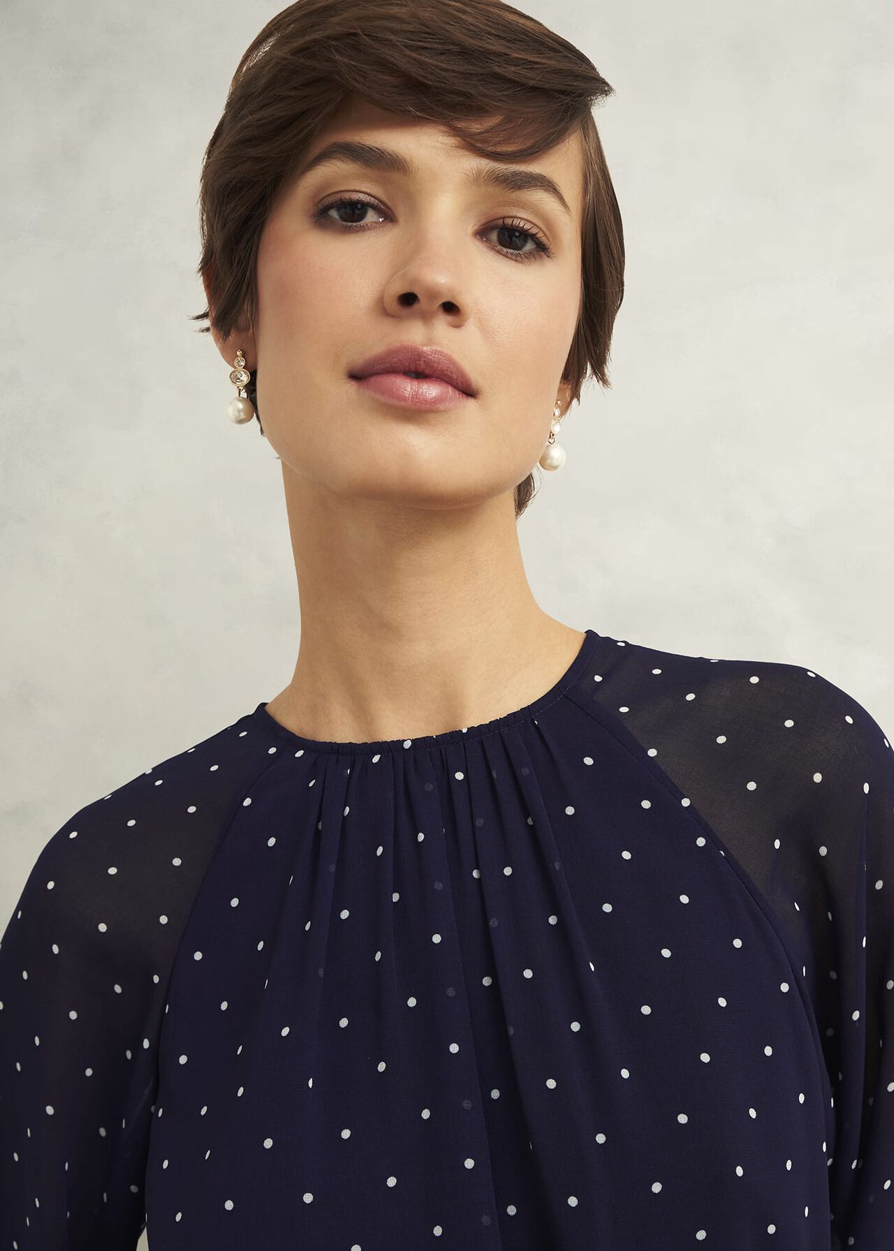 Rosie Dress, Navy Ivory, hi-res