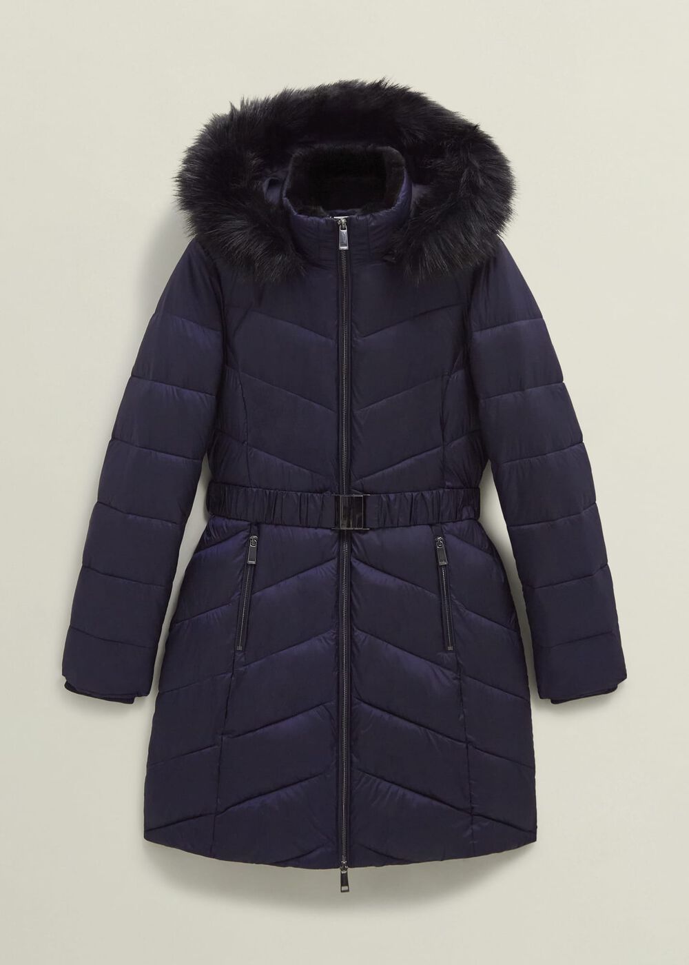 Petite Alis Puffer, Navy, hi-res