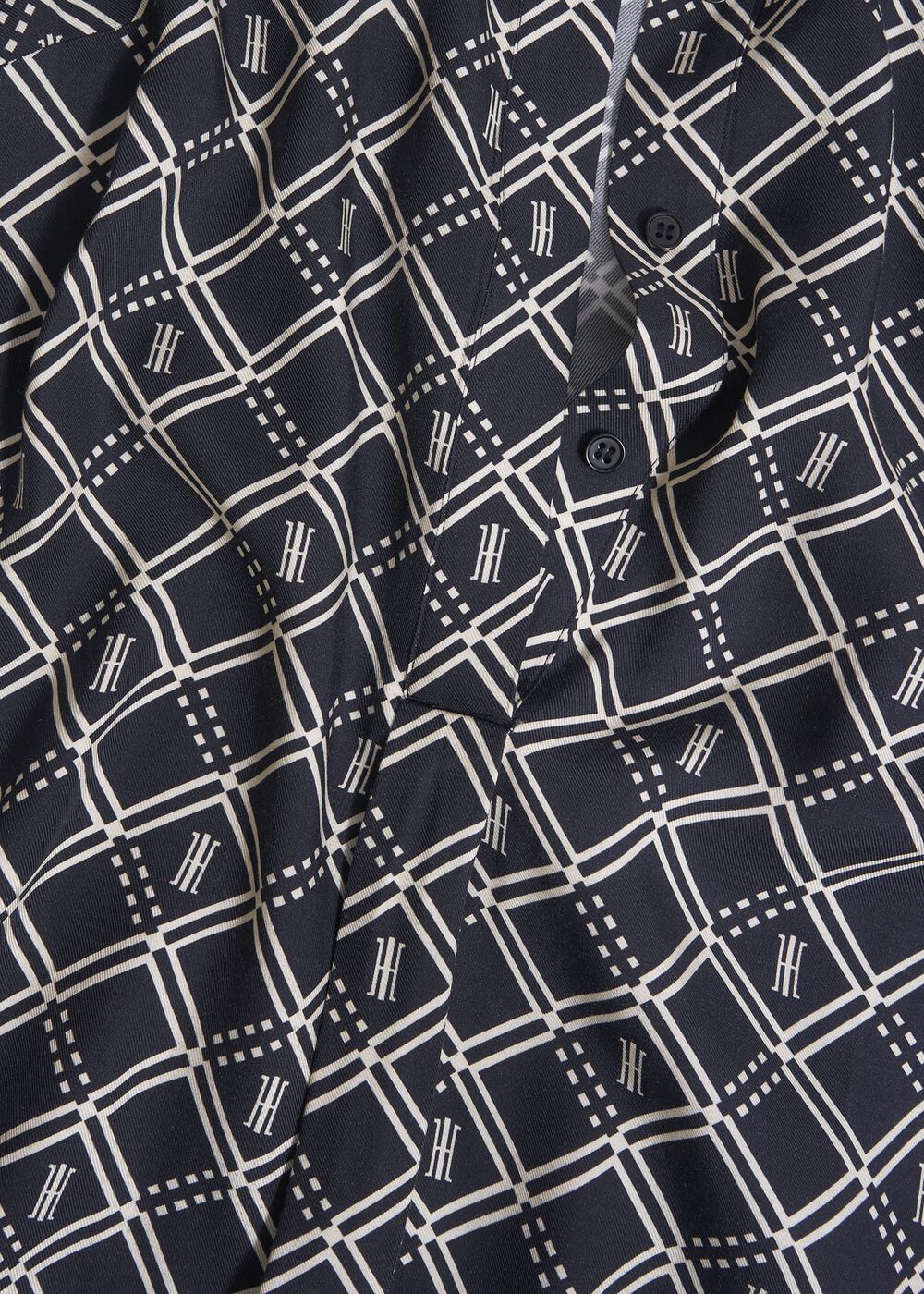 Marlena Dress, Navy Cream, hi-res