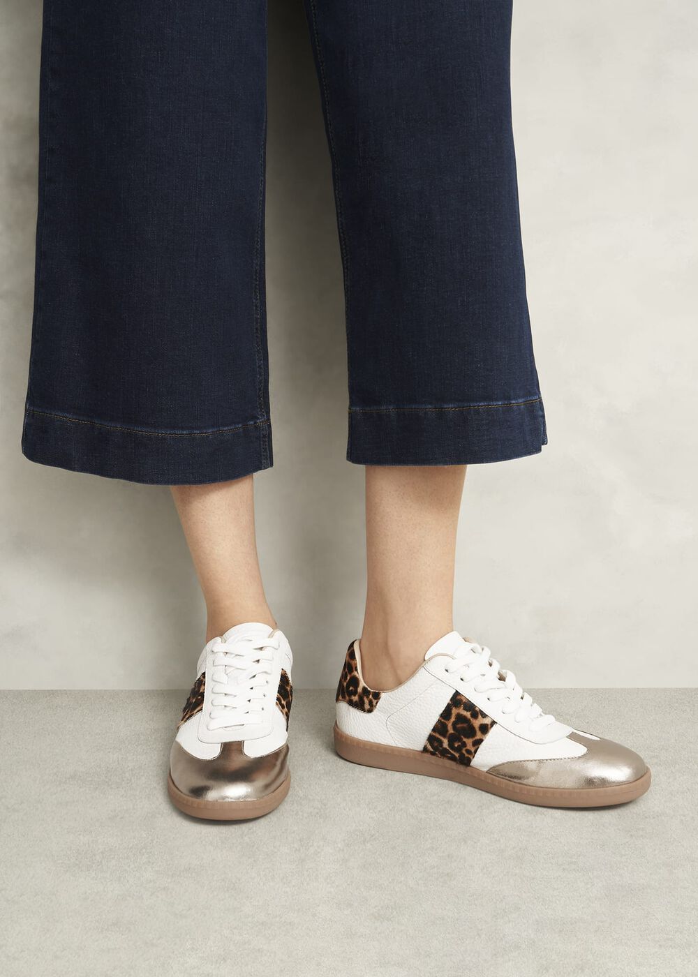 Etta Sneakers, Ivory Leopard, hi-res