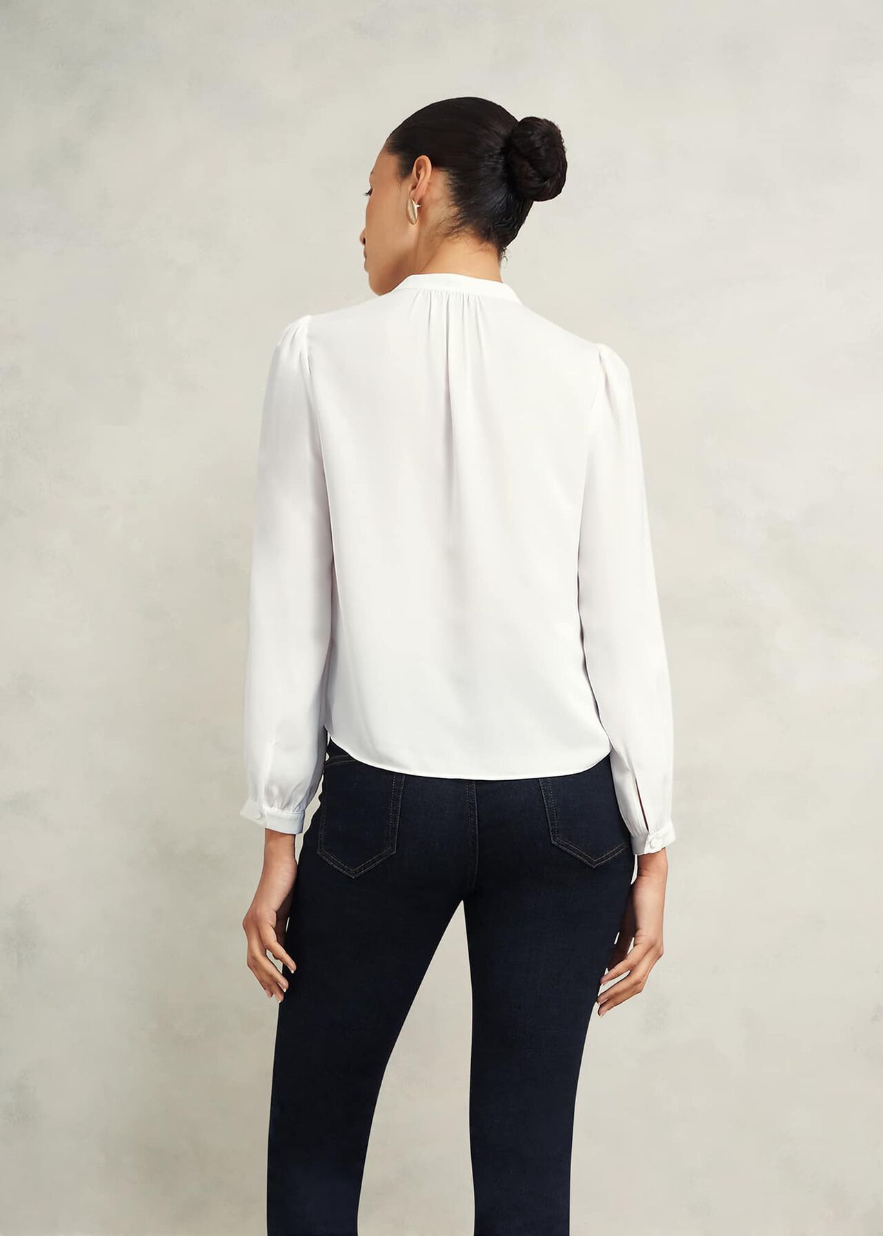 Peony Blouse, Ivory, hi-res