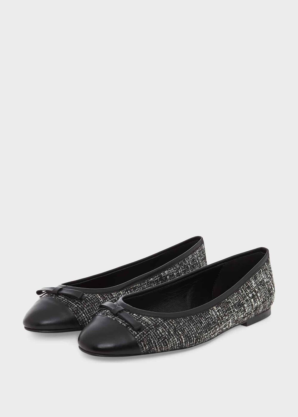 Diana Ballet Flats, Black Ivory, hi-res