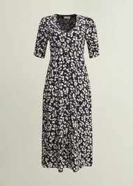 Bonnie Dress, Navy Cream, hi-res