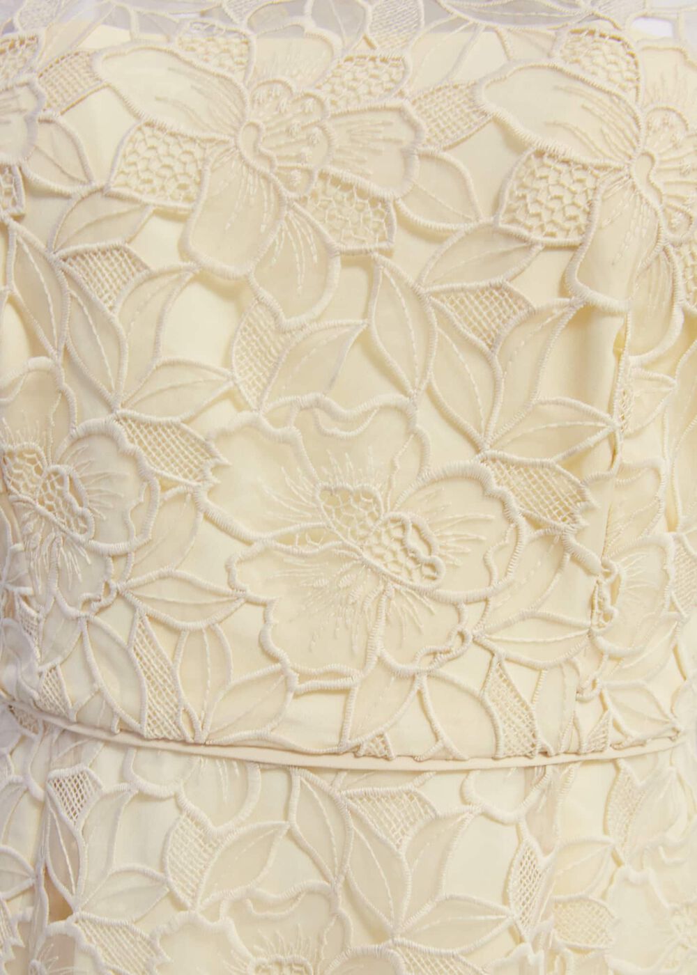 Johanna Lace Dress, Oyster, hi-res