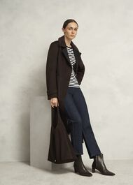 Tamsin Striped Top, Navy Ivory, hi-res