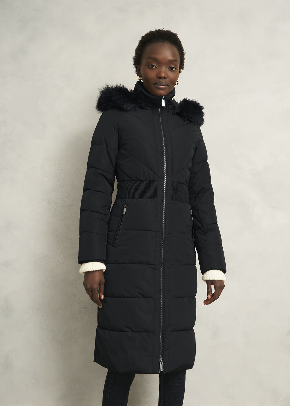 Petite Amalie Puffer, Black, hi-res