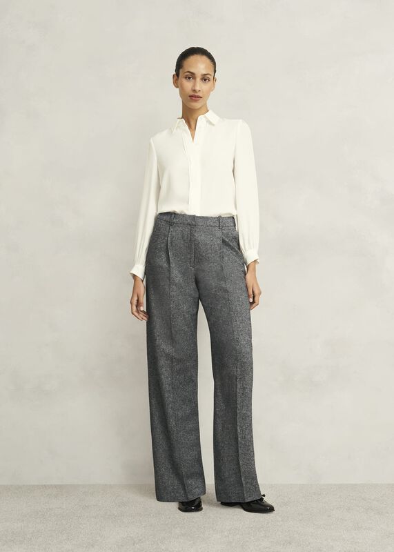 Emelie Wide Pants With Wool