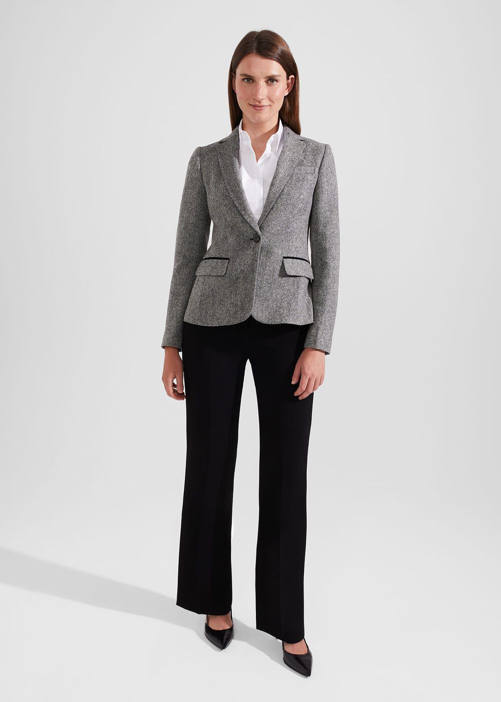 Blake Wool Jacket, Black White, hi-res