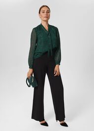 Clifton Clutch Bag, Evergreen, hi-res