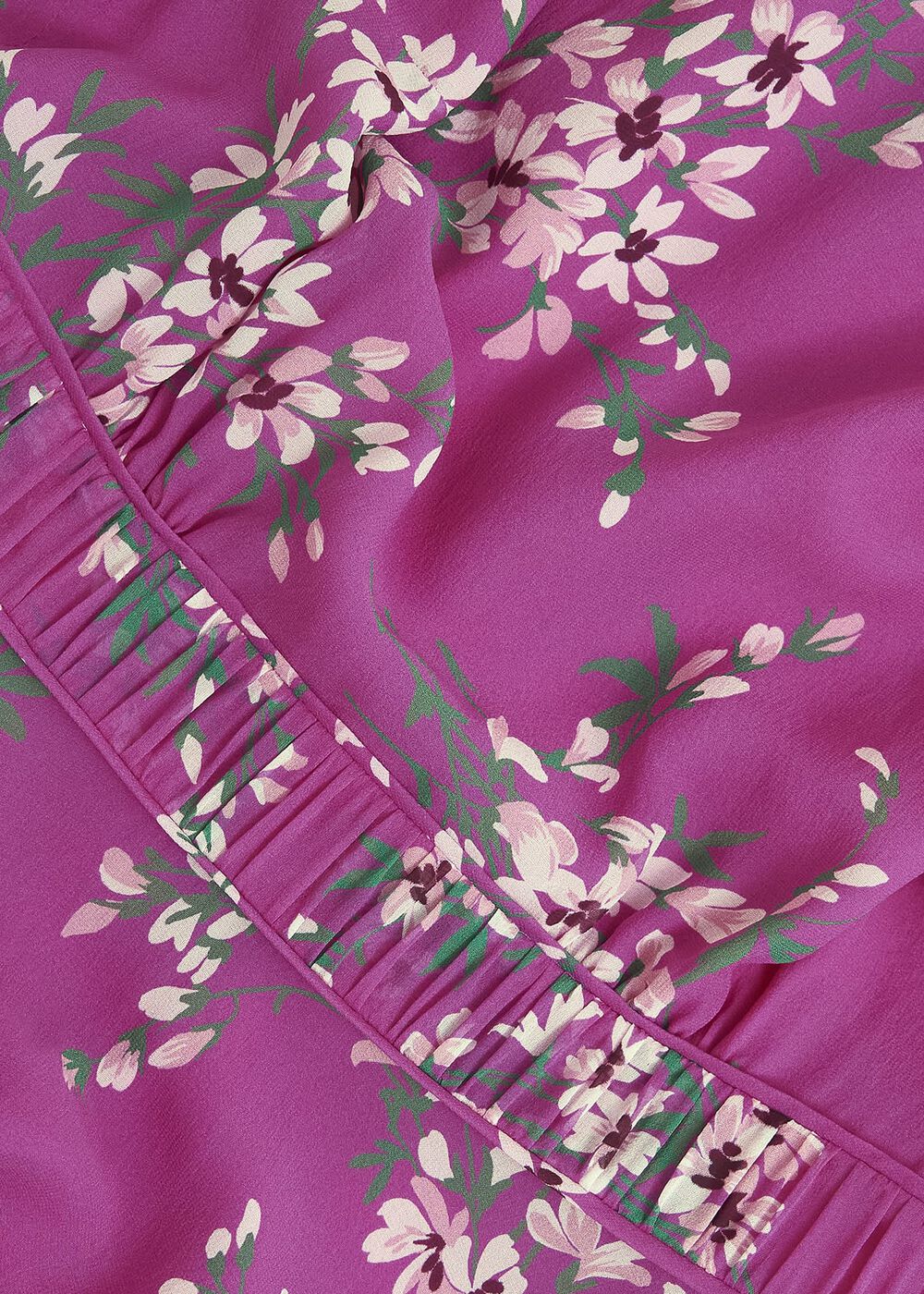 Petite Bronwyn Silk Dress, Pink Multi, hi-res