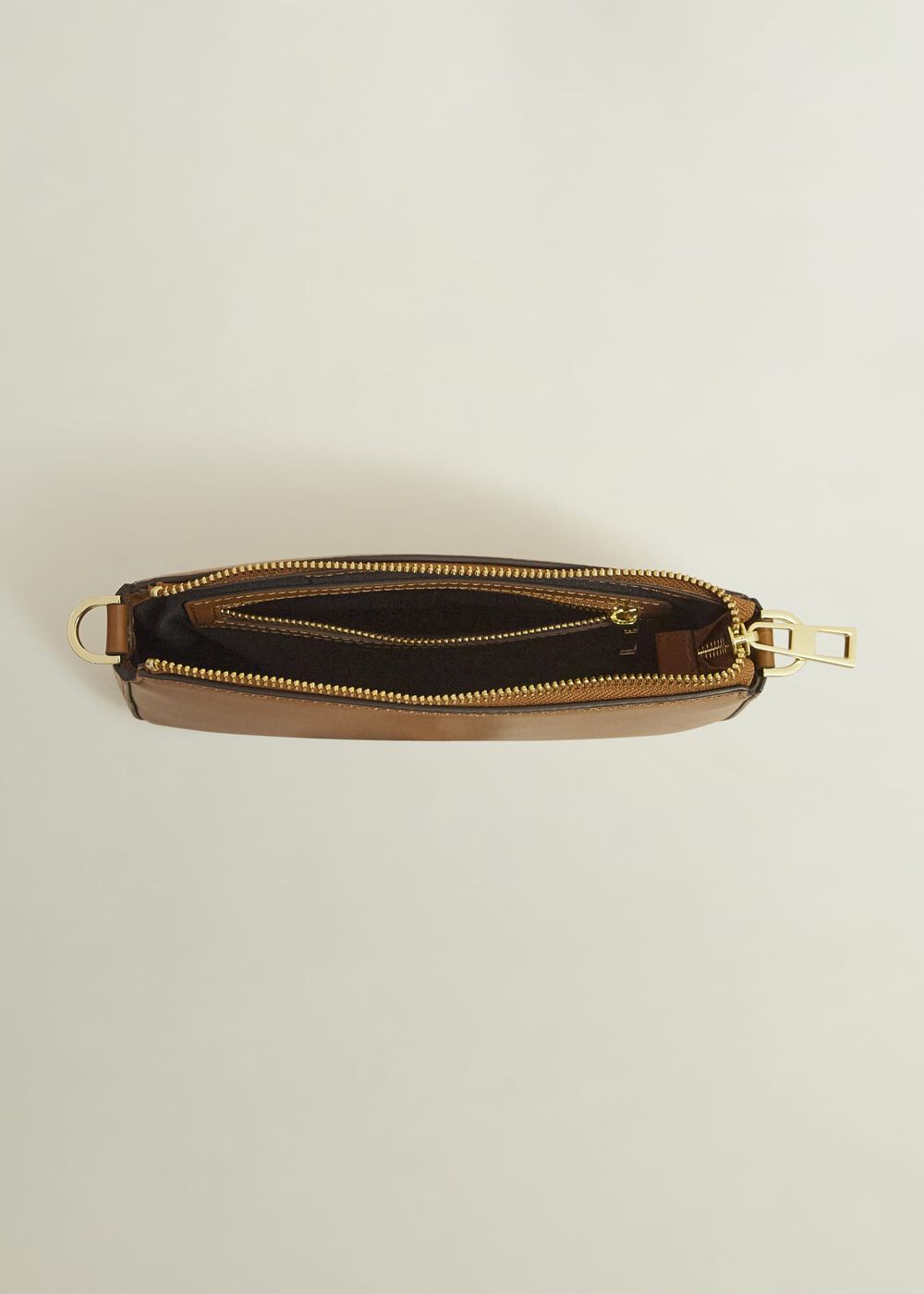 Briella Leather Crossbody Bag, Tan, hi-res