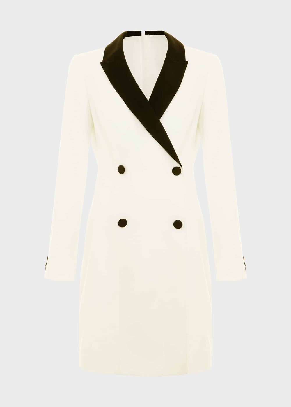 Exbury Dress, Ivory Black, hi-res