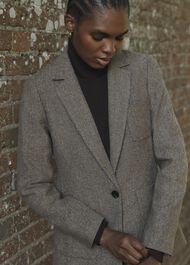 Elvie Jacket, Brown Multi, hi-res