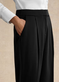 Howley Wide Pants, Black, hi-res